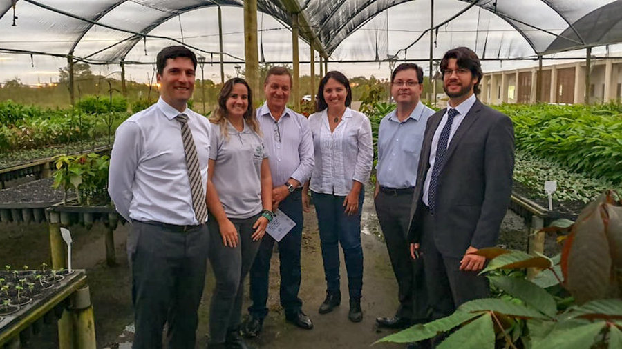 Diretor Geral do Serviço Florestal, Valdir Colatto, visita Base do Programa Arboretum, na Bahia