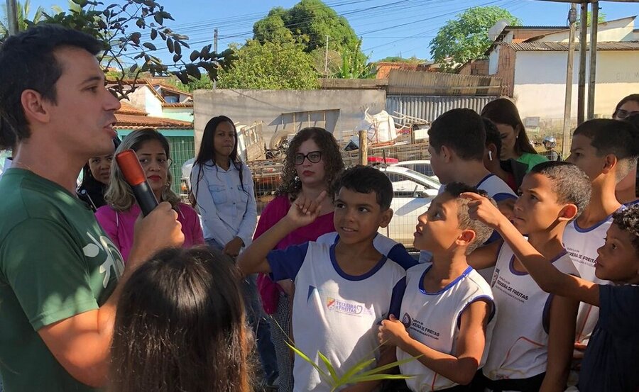 Pomares da Mata Atlântica doa mudas frutíferas para Parque Municipal da Biquinha