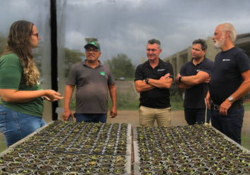 Visita estratégica: Representantes da Ellepot Estiveram na Base do Programa Arboretum